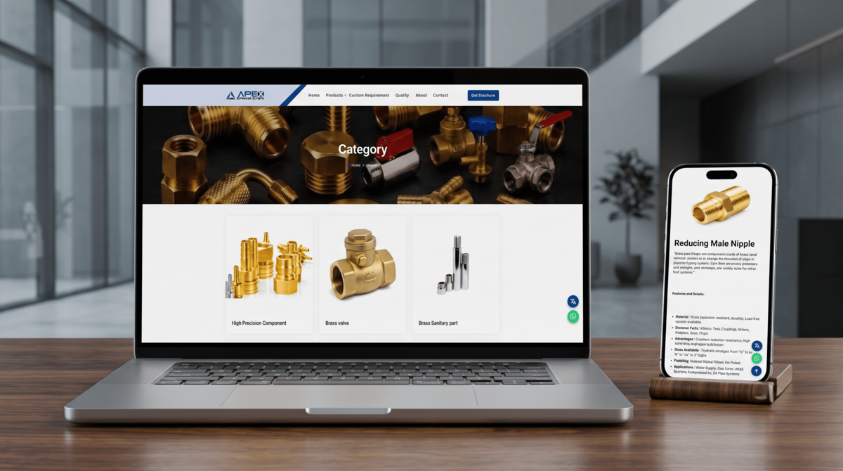 Apex Metal Craft – B2B Metal Fabrication Website Development